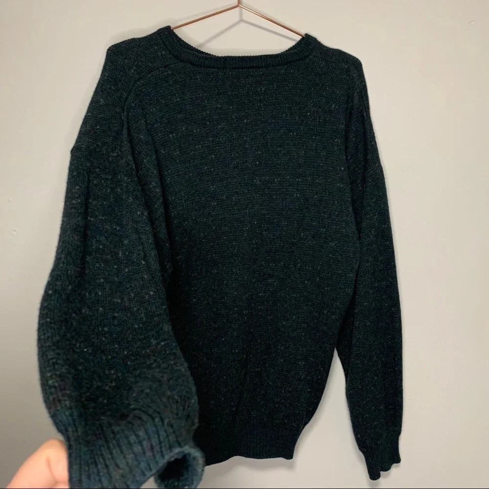 Glenallen Mens Sweater Hunter Green Large
